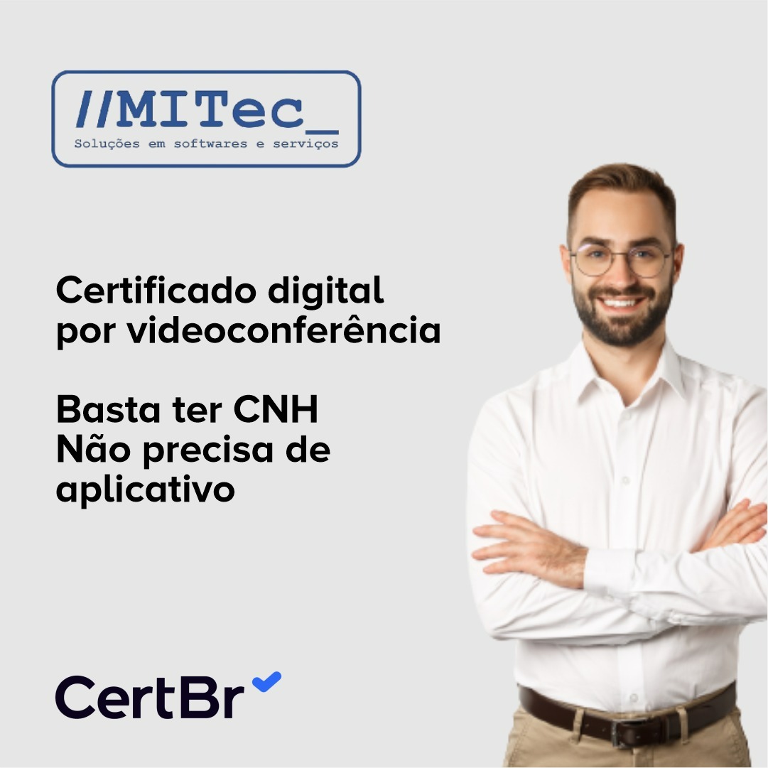 Certificado digital sem se deslocar